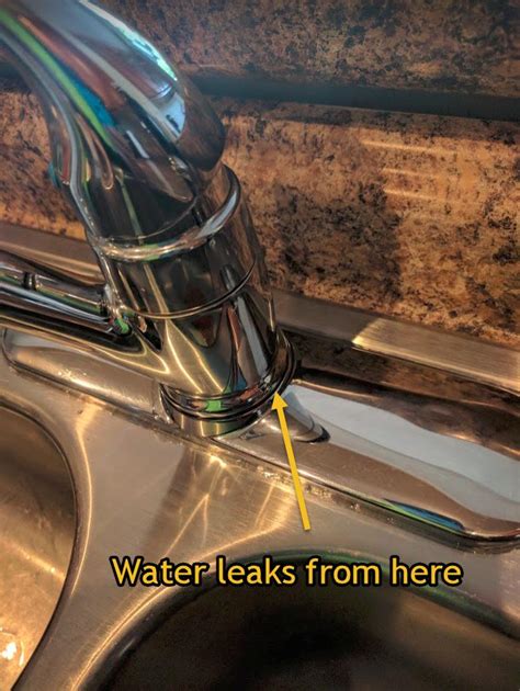 why is the base of my kitchen faucet leaking|Kitchen Faucet: Leaking Around The Base